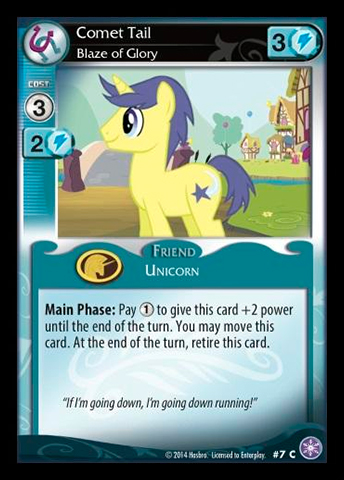 Comet Tail, Blaze of Glory